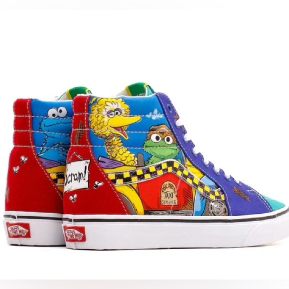 VANS Sesame Street X Sk8 Hi 'Oscar's
Taxi Service' - Vans size 11.5 - Picture 3 of 3